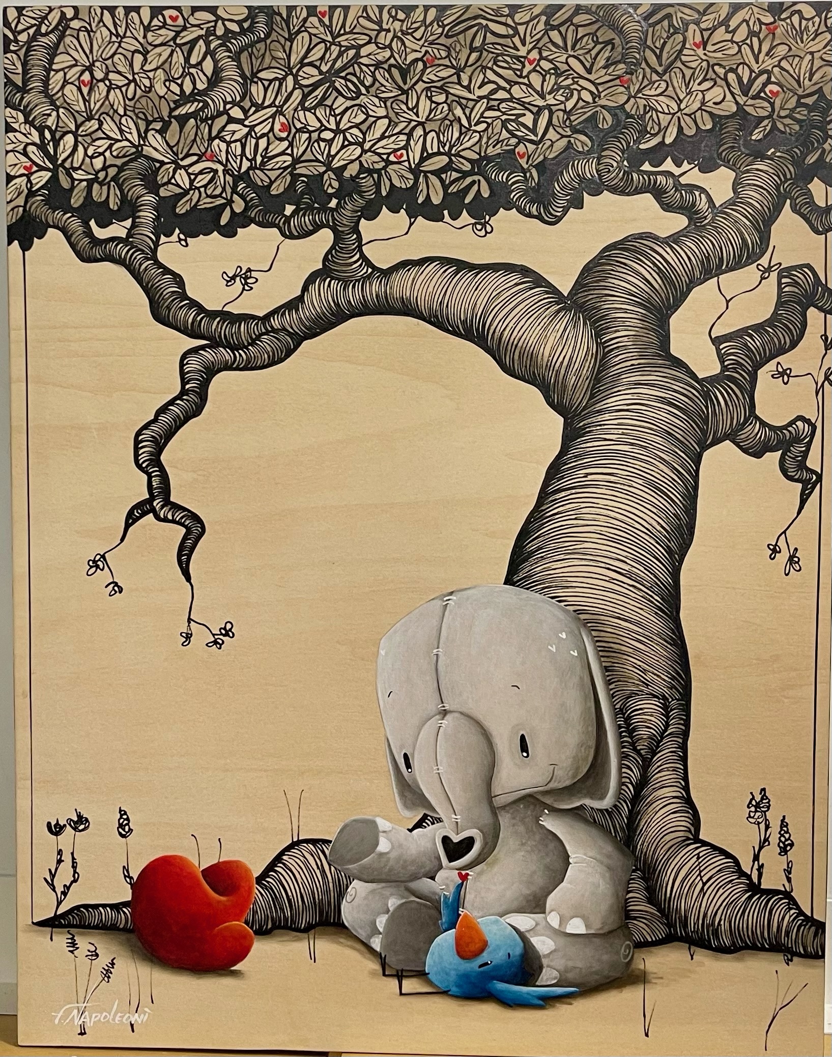 Fabio Napoleoni I Remember You (Original) (Framed)